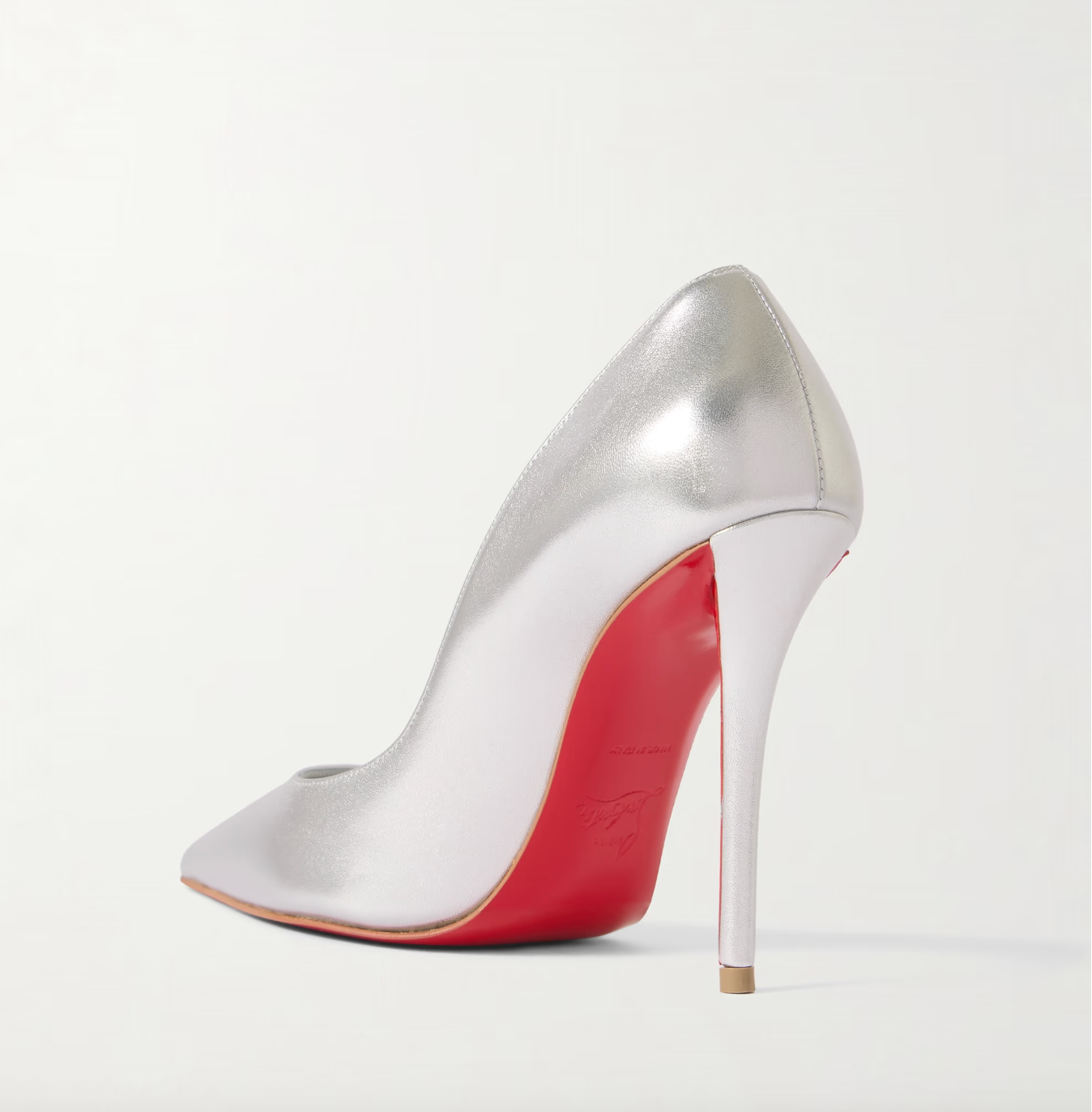 Miss Z 100 mirrored-leather pumps