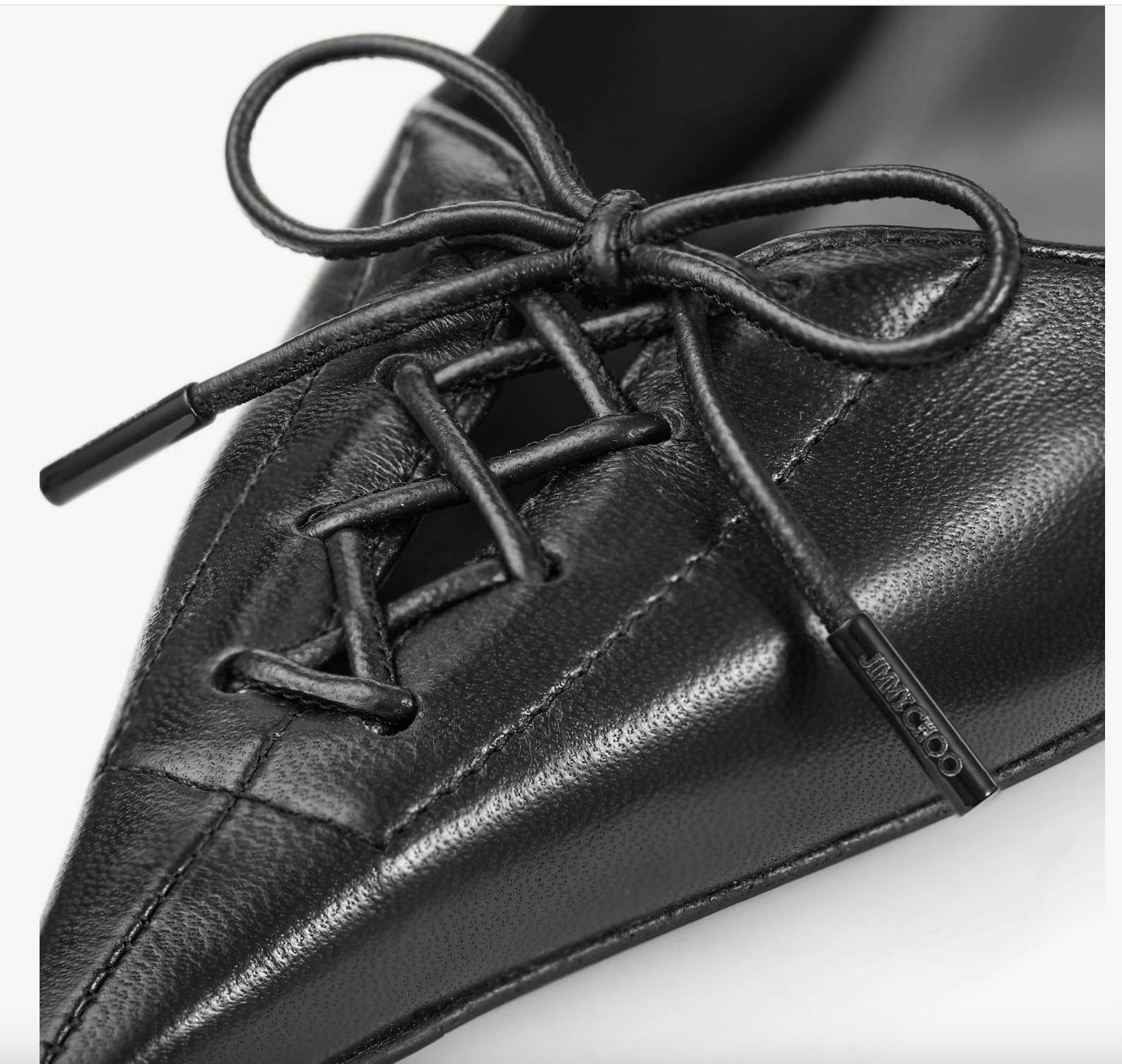 Scarlett 95 - Black Nappa Leather Pumps