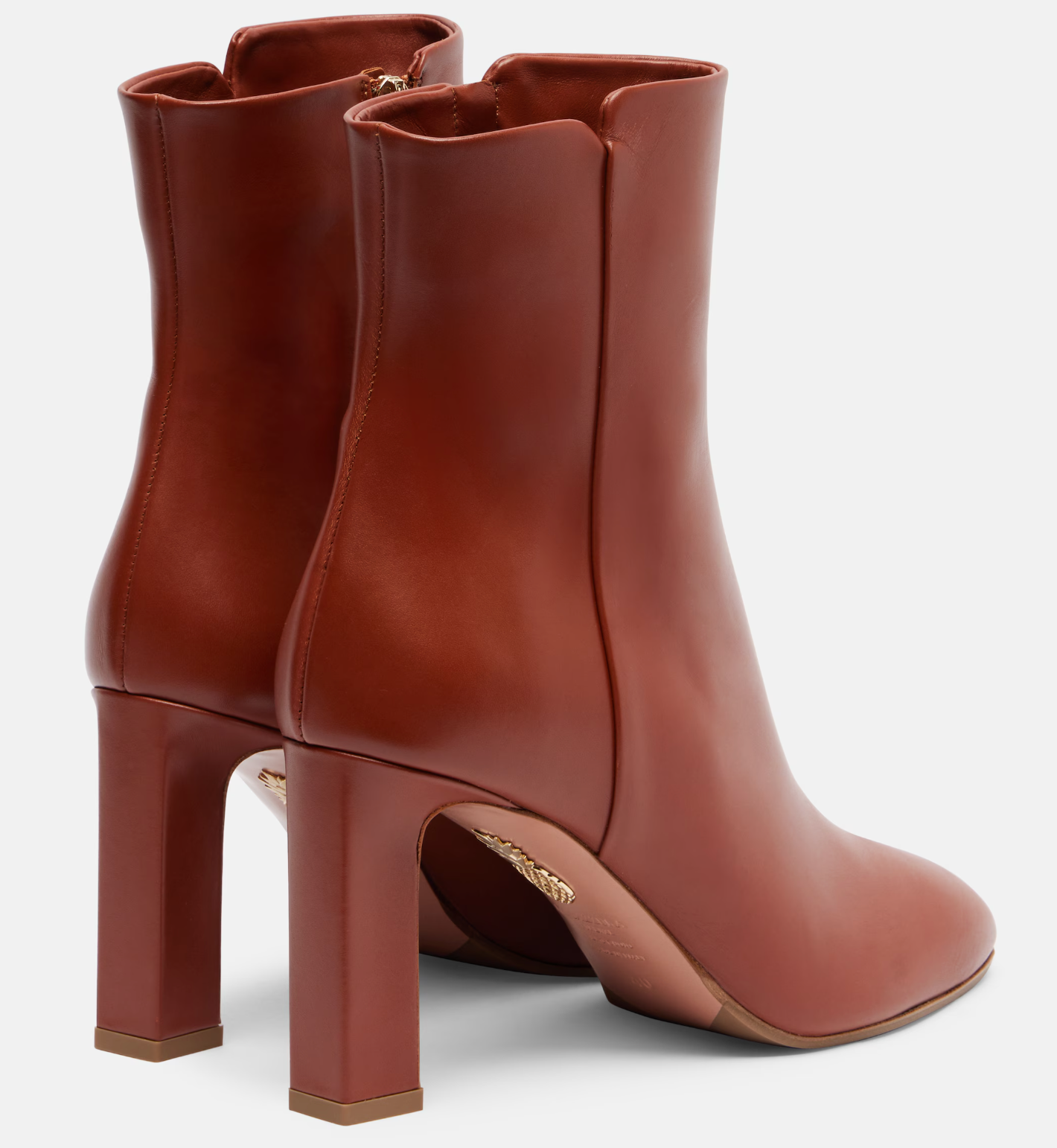 Sellier 85 leather ankle boots