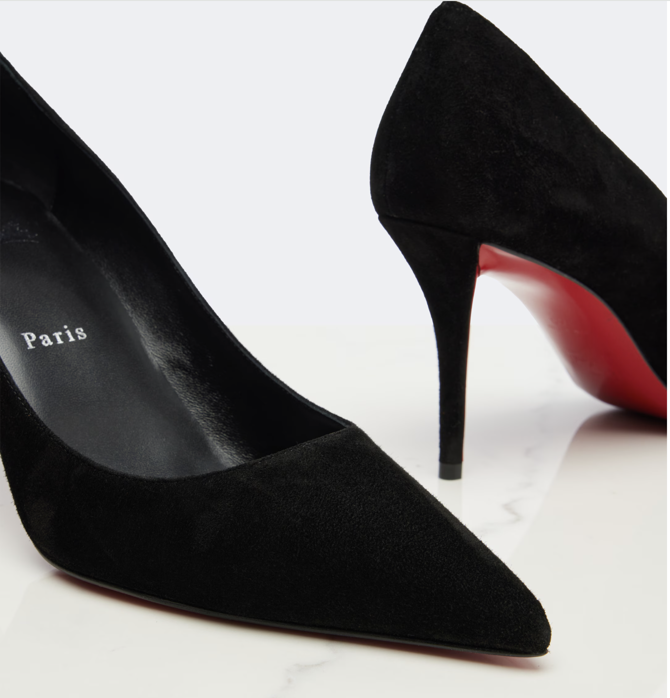 Miss Z suede Black 80mm