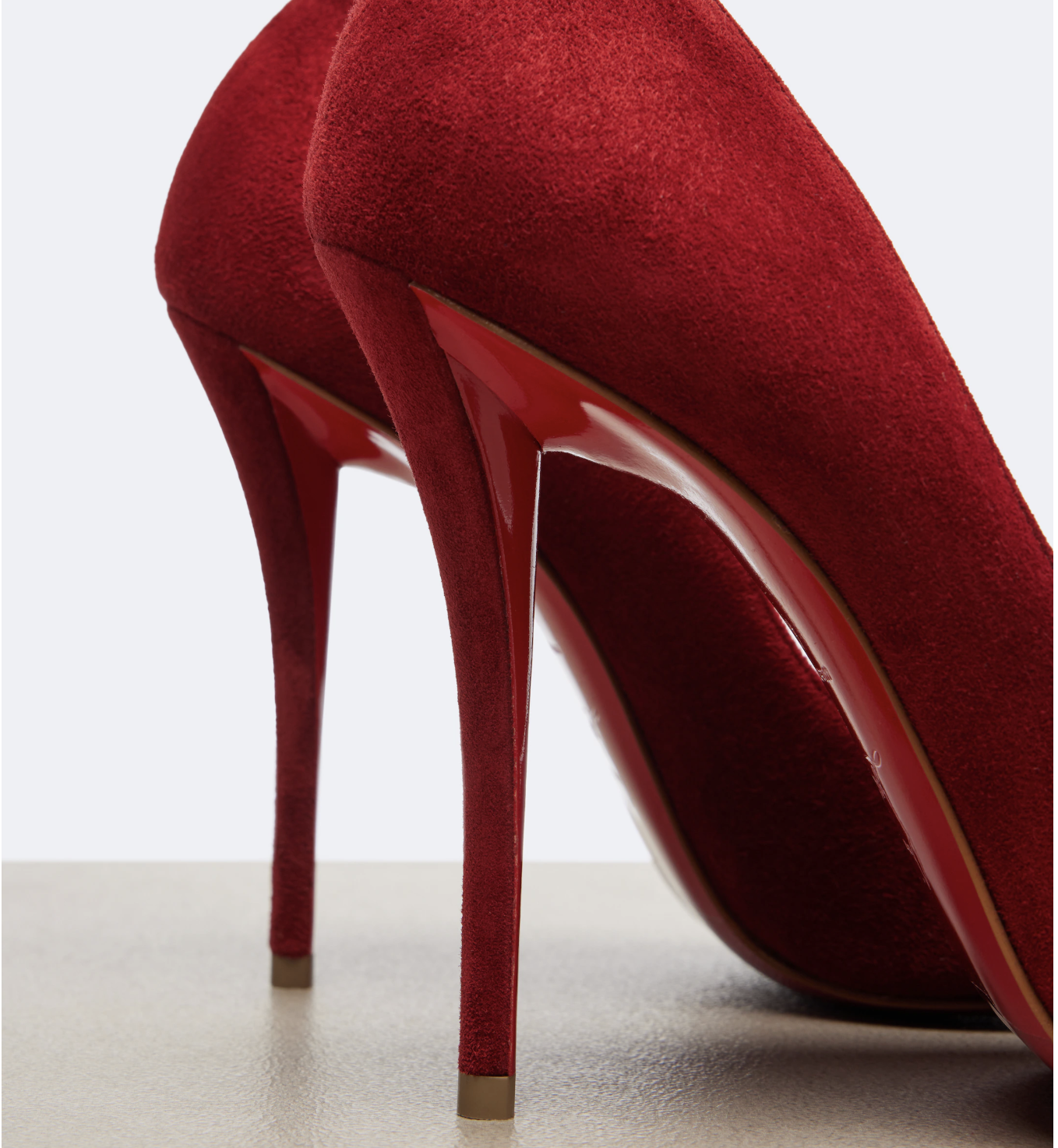 Miss Z suede Red 100mm