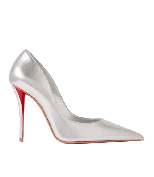 Miss Z 100 mirrored-leather pumps