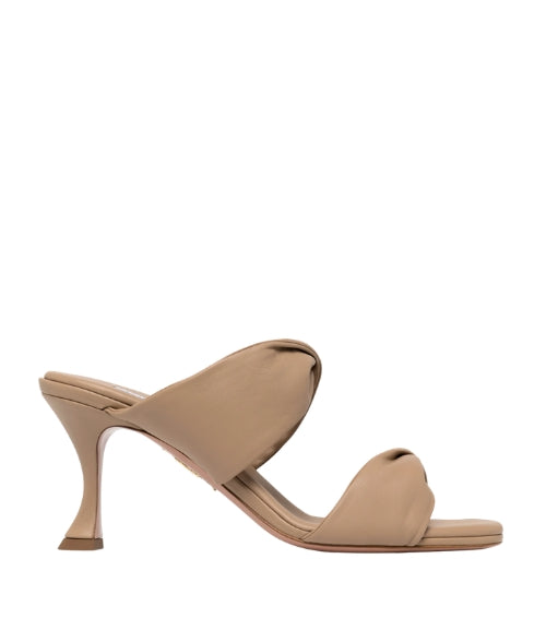 Twist double-strap sandals