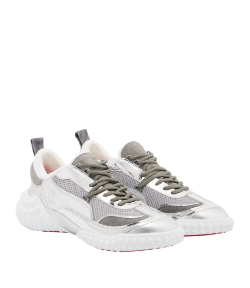 Mara suede and mesh sneakers