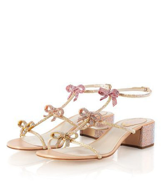 SANDALS WITH ANKLE LACES CATERINA