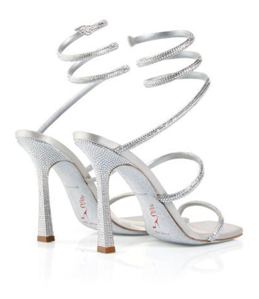 SILVER JEWEL SANDALS CLEO