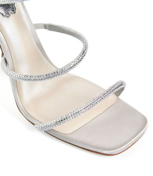 SILVER JEWEL SANDALS CLEO