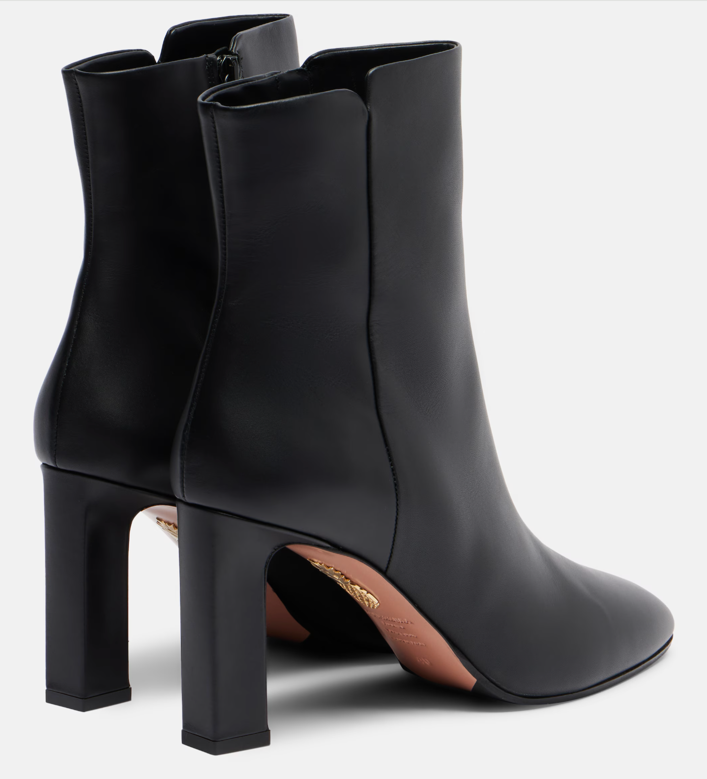 Sellier 85 leather ankle boots