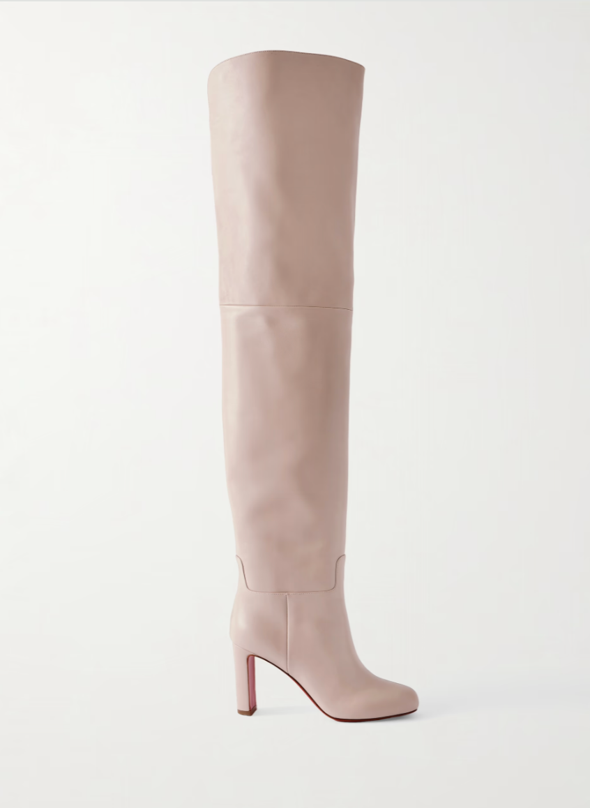Loo 85 leather over-the-knee boots