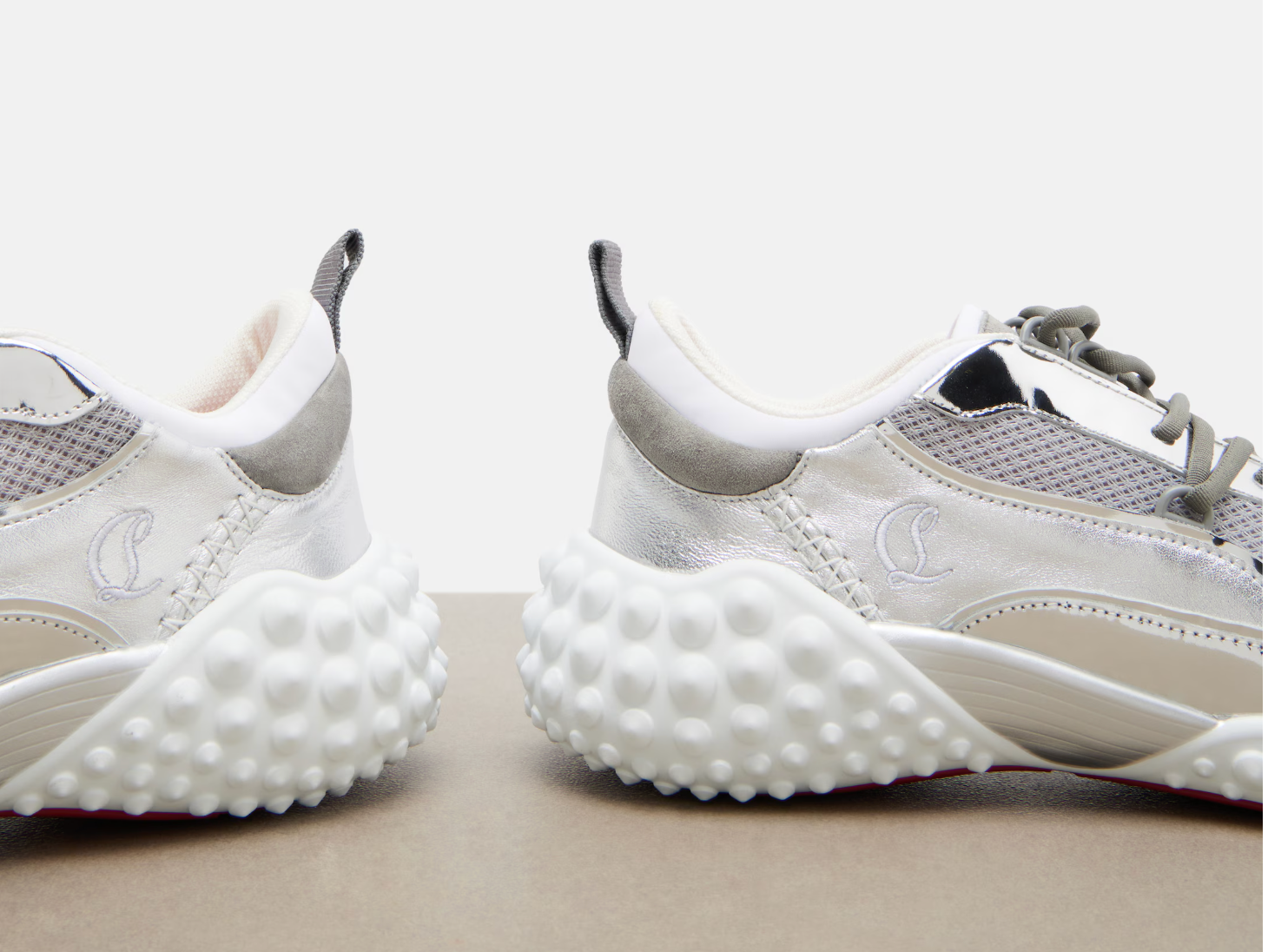 Mara suede and mesh sneakers