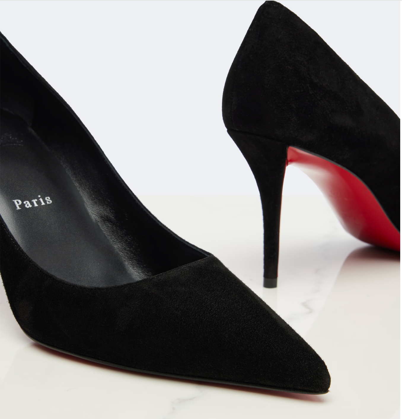 Miss Z suede Black 80mm