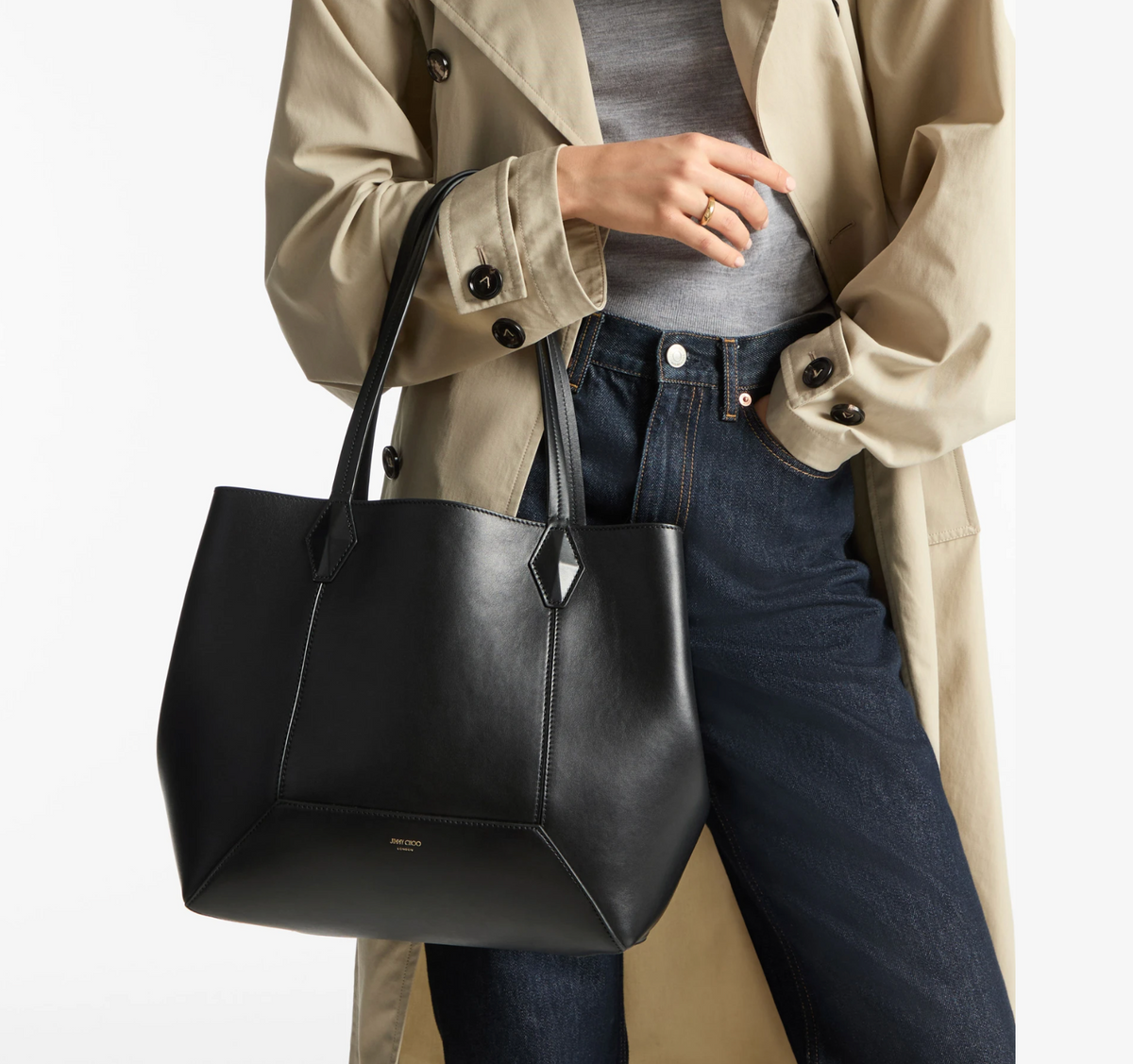 Diamond Tote Medium Black