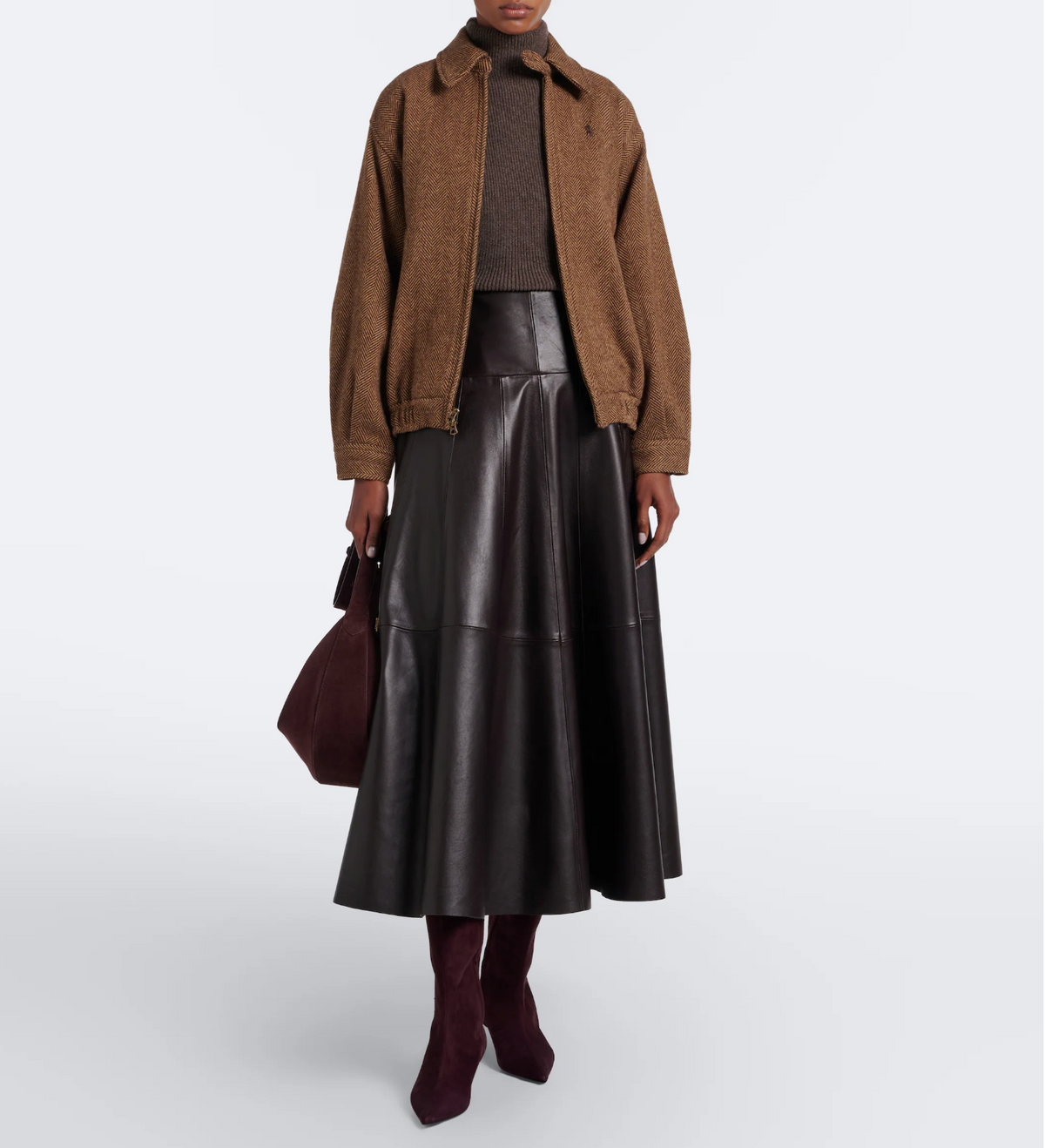 Amis suede knee-high boots