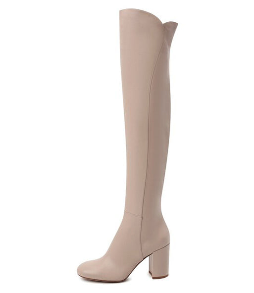 Overknee boots mousse